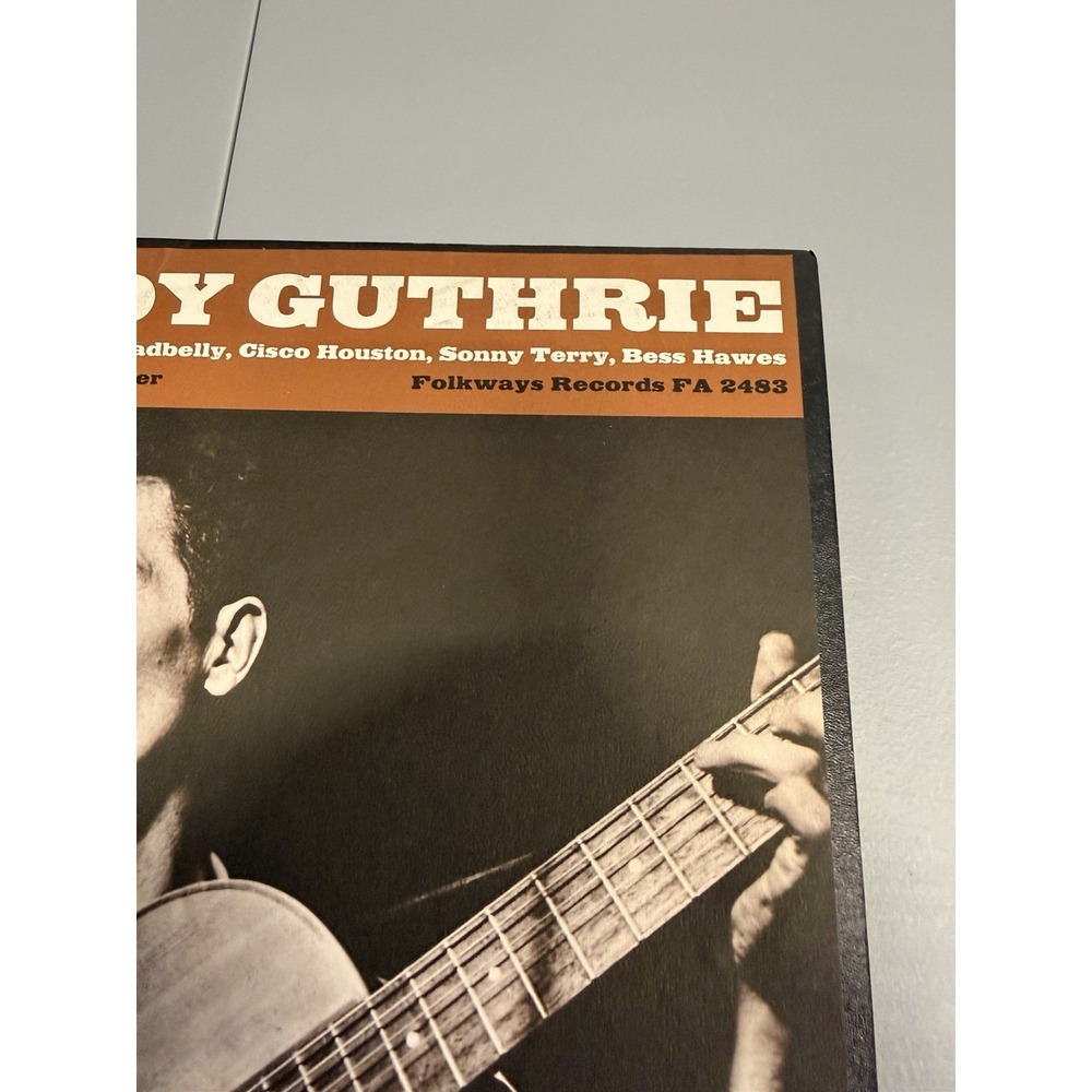 1962 VG 12" LP: WOODY GUTHRIE SINGS FOLK SONGS, FOLKWAY FA 2483 Leadbelly, Terry - Picture 3 of 16